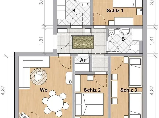 شقة Seegraeser Granitz